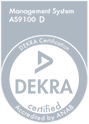 DEKRA AS9100D certification mark